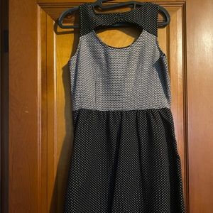 NWT The Limited polka dot dress, sleeveless, size 8